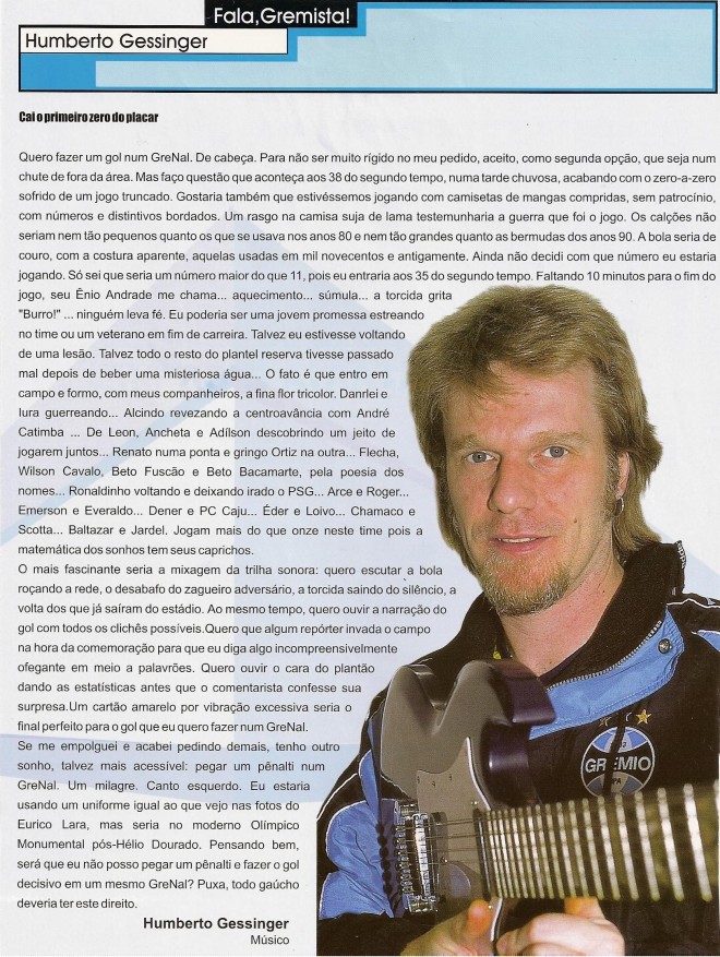 2003 - Cai o primeiro zero do placar (Revista Nação Tricolor)