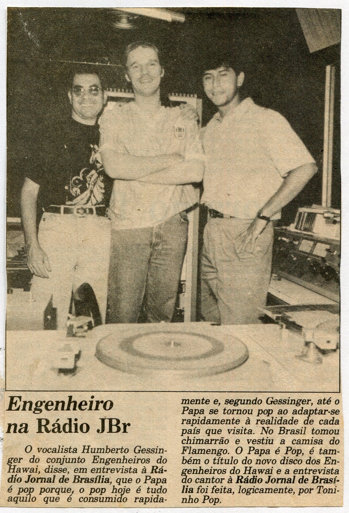 1990 - Engenheiro na Rádio JBr